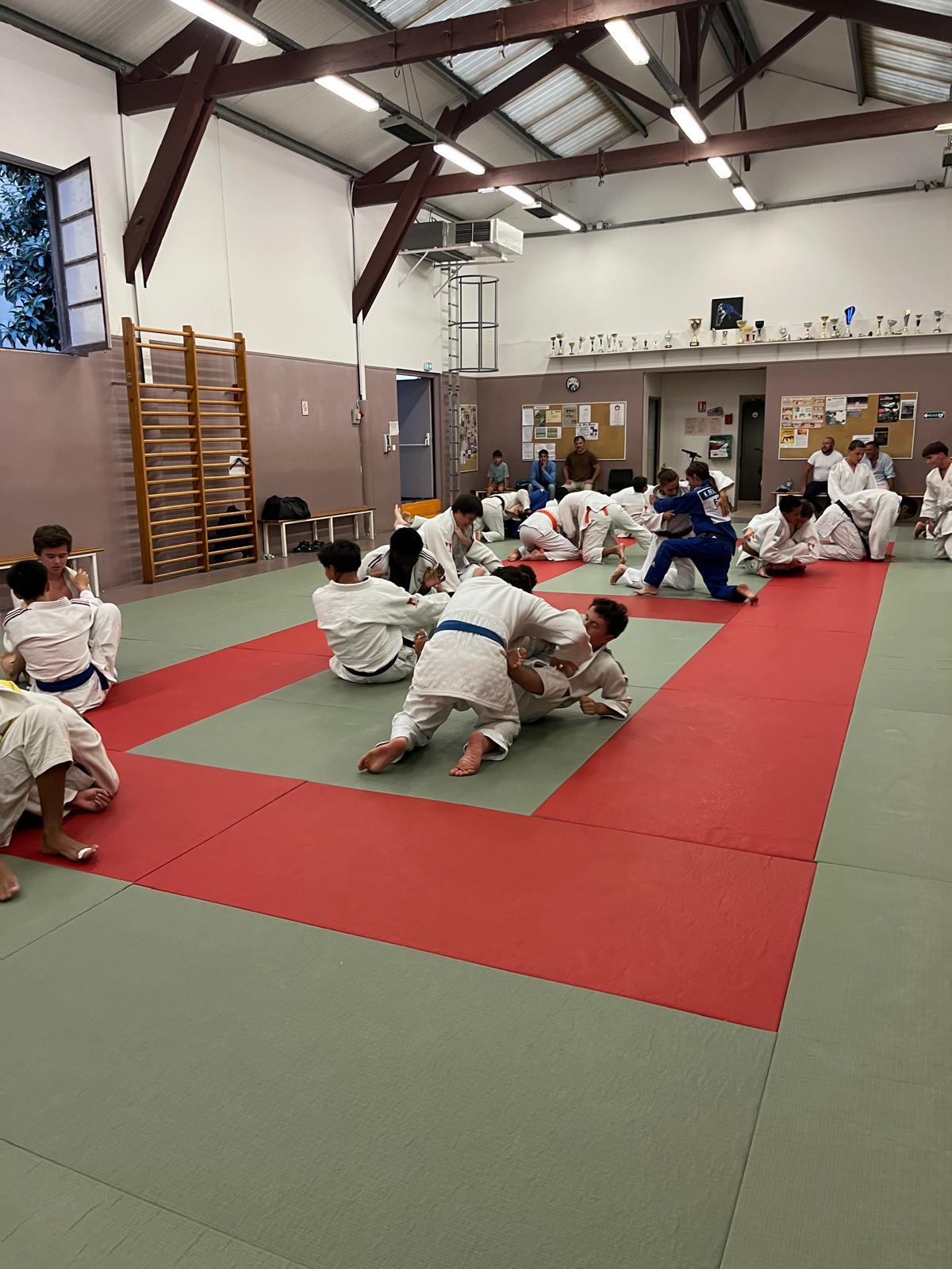 Randori à l'entraînement